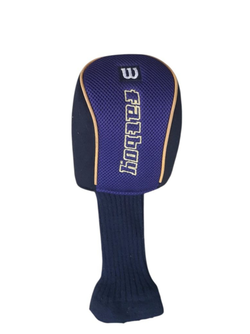 Wilson Fatboy Driver Head Cover Purple/Black/Gold Golf